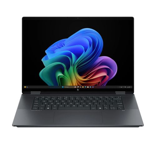 OmniBook X Flip 16-AS0023DX 2-in-1 Laptop – Intel Core Ultra 7 256V, 16GB LPDDR5 RAM, 1TB PCIe Gen4 SSD, 16 2K Touch Display, Intel Arc Graphics, 5MP IR Camera, Poly Studio Dual Speakers, Windows 11 Home, Eclipse Gray, 1-Year Warranty