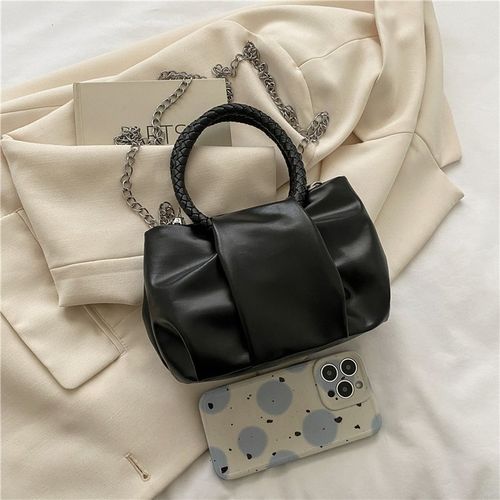 Woven Handheld Cloud Bag Soft Leather Bag Chain Messenger Bag