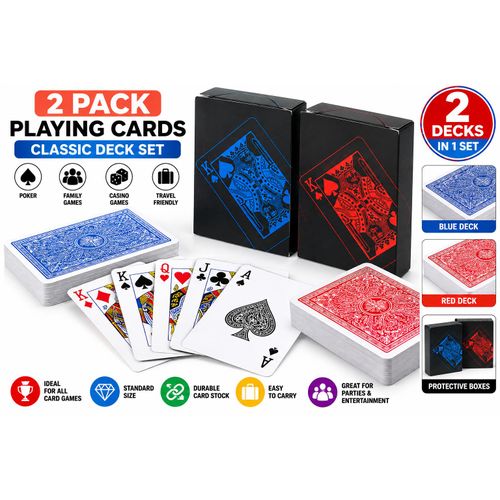 Classic Poker Playing Cards Double Deck t