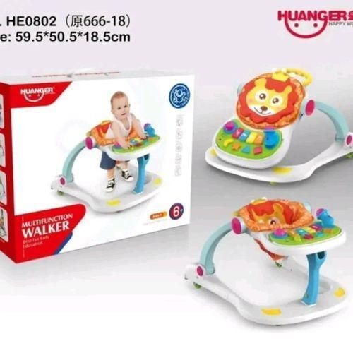 4-in-1 Activity Walker/4 IN 1 Lion Walker Baby Learning Walker,Sitting Posture Multi-Function Baby Walker