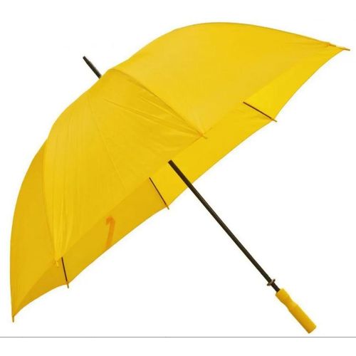 Yellow Premium quality 8 panel golf umbrella with carry pouch