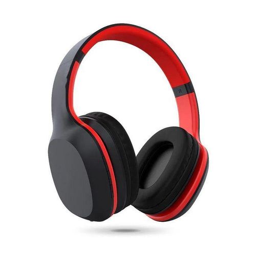 Wireless Bluetooth Over-Ear Headphones Foldable Stereo Headset - Black
