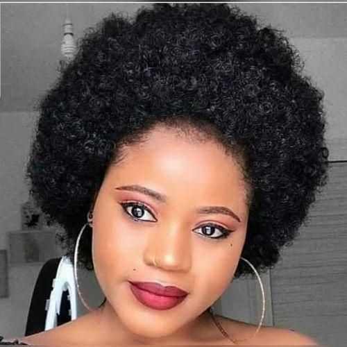 Hair Wig Afro Hair Wig For Ladies - Natural Colour