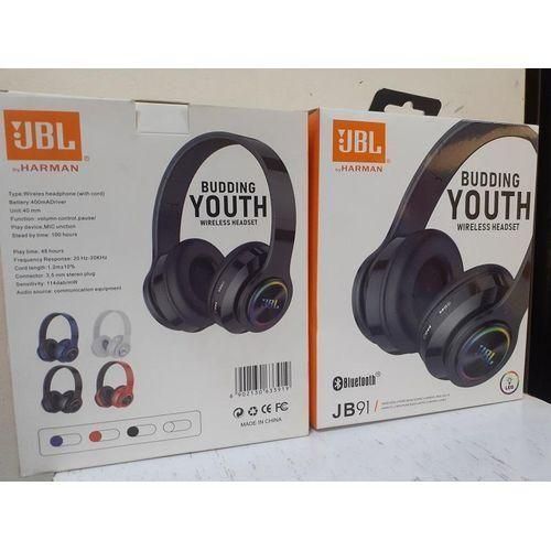 budding Youth headphones Jb91 wireless. Big bass by Harman.