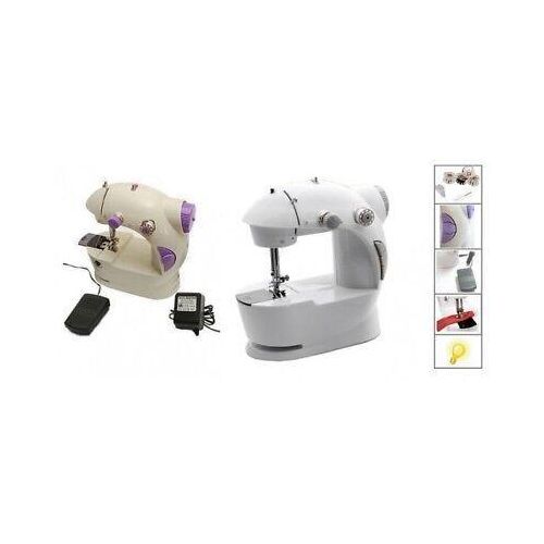 Mini sewing machine with pedal