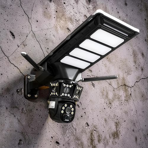 4G IoT Compatible Security Solar Camera with Outdoor Security Led Solar Street Light