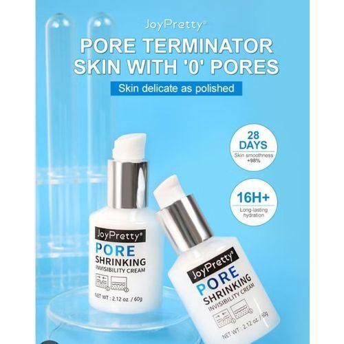 Shrinking Invisibility Cream Instantly Pore Minimizer Smooth Skin with Snail Mucin Oil Control Firming Tightening Pores Moisturizing Lightens Fine Lines Conceals Pores Cream