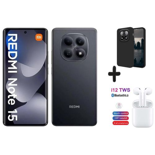 REDMI NOTE 15,AMOLED SCREEN 6.77" INCHES(8GB RAM +256GB ROM)DUAL SIM,45W CHARGING,108MP,120HZ,+FREE GIFTS