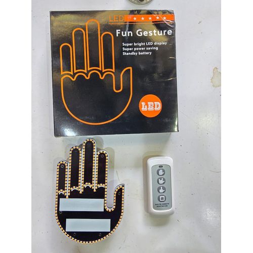 LED Fun Gesture Light – Remote Controlled LED Hand Signal Light