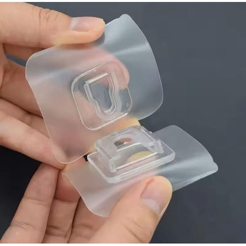 5pairs Adhesive double sided mounting hooks