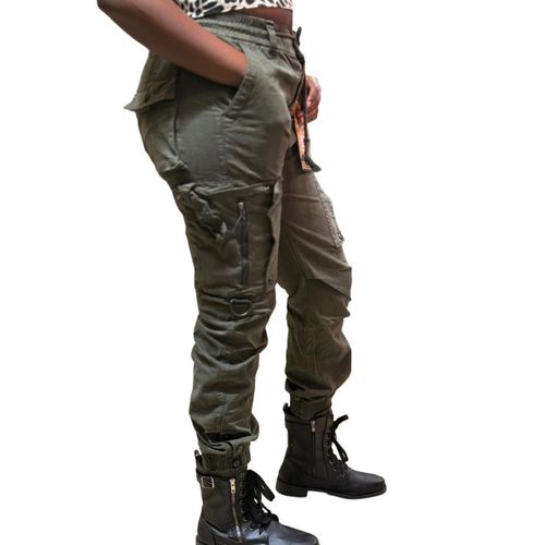 Unisex button down cargo pants