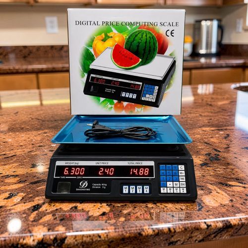 Compact Structure Portable Design ACS 40 Upto 40Kgs Computerized Electronic Weight and Price Computing Digital weighing scale