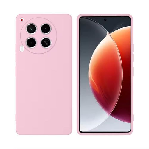 Silicone Phone Cover for Infinix Hot 40i - Pink, anti-fingerprint, anti-scratch, durable silicone case