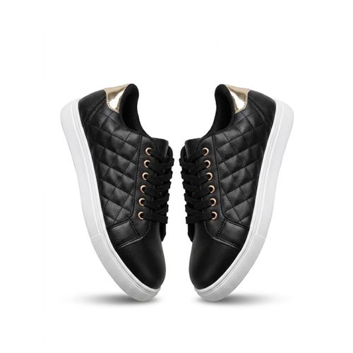 Womens quilted Casual Flat Sneakers