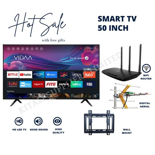 WUK 50inch Smart TV With Free Wall Mount