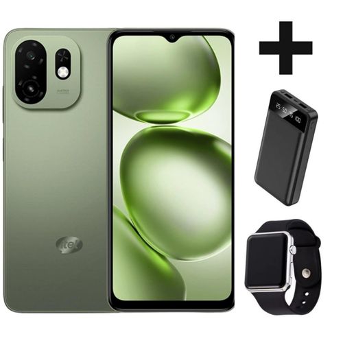 A100c - 6.6" 90Hz Super Clear Display, 64GB ROM + upto 6GB* RAM, 5000mAh Battery, Type-C, Android 15 Go P.BANK