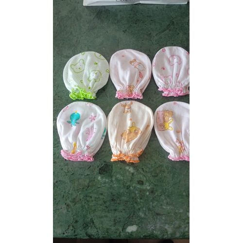 6 PAIRS Baby Super Soft Warm Newborn Mittens