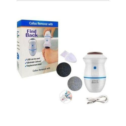 Rechargeable callous remover. USB-Rechargeable Electric Callus Remover For Feet With Built-in Vacuum Removes Dead Skin From Feet, Portable Electric Foot File