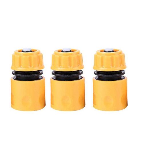 3Pcs Garden Plastic Hose Connector Pipe Tap Quick Conection Adapter Water Stop Connector 14Inch NewDefault NO
