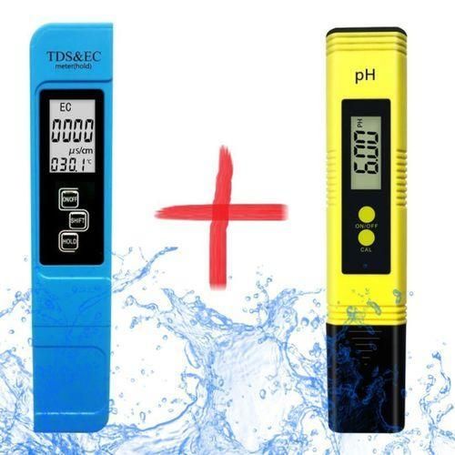 All-in-One Digital Water Quality Tester - High Accuracy pH, TDS & EC Meter for Drinking Water, Hydroponics & Aquariums