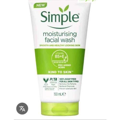 Skin moisturing facial wash