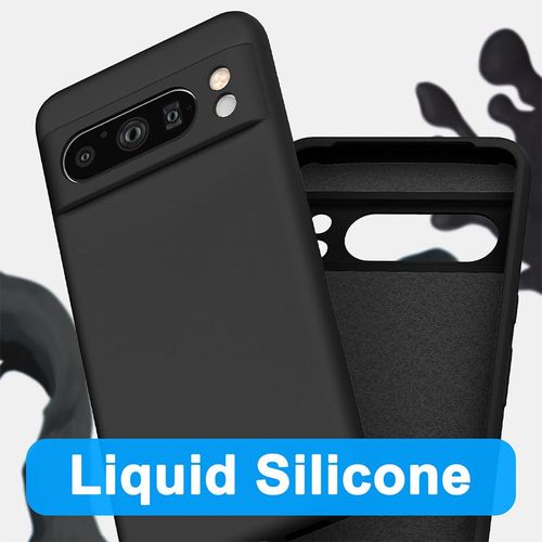 Phone Case For Silicone Case Cover For Google Pixel 8 Pro BLACK