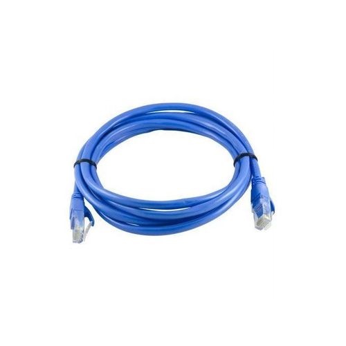 1M Cat6 Ethernet Patch Cable - 1000Mbps, RJ45 Connector, Blue