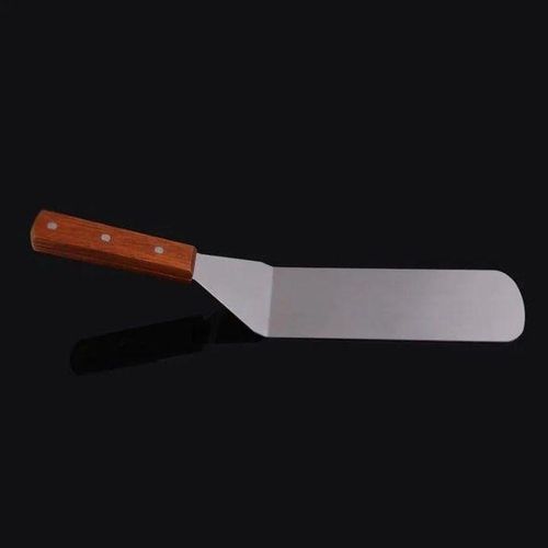 37 Cm Stainless Steel Spatula Wood Handle Griddle