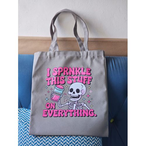 Funny Canvas Tote Bag – Sarcastic Quote Printed Tote, Everyday Carry Bag, Cool Slogan Tote for School, Shopping & Daily Use