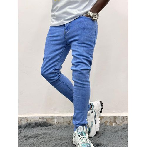 Light blue men denim jeans