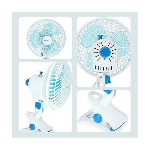Electric 180 Degree Mini Clip Fan Strong Clamp Desk Fan