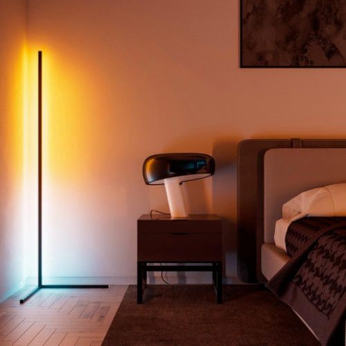 LED corner lamp with multi-colors