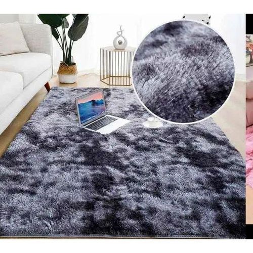 Share this product Plain and Puches fluffy Carpets 5x8