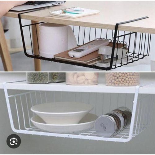 Under shelf mesh rack