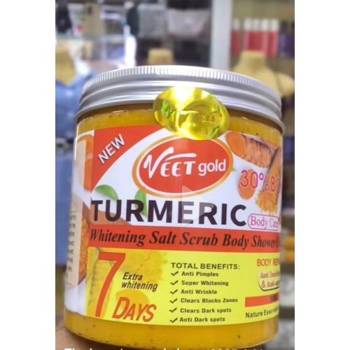 Tumeric Whitening Salt Scrub