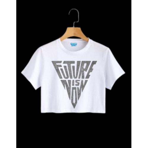 Womens casual crop tshirt