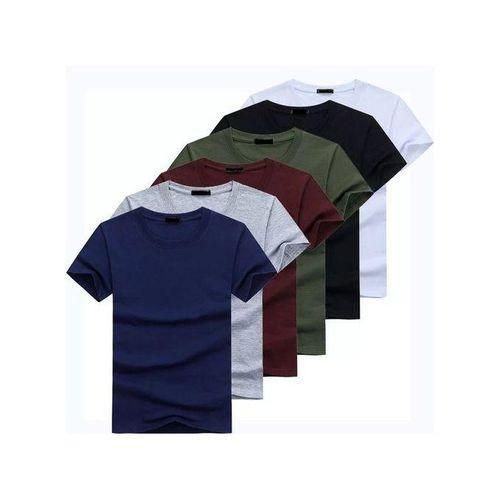 6 Pack Round Neck Plain T-shirts