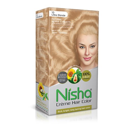 Crème Hair Color 10 Ultra Blonde 60gm 90ml18ml