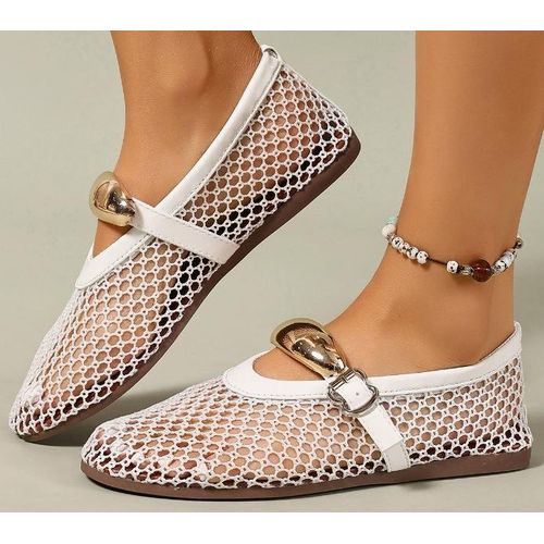 CLASSIC BALLERINA FLAT SHOES WHITE