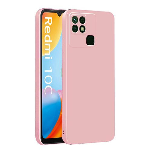 Silicone Phone Cover for Xiaomi Redmi 10C - Pink, anti-fingerprint, anti-scratch, durable silicone case