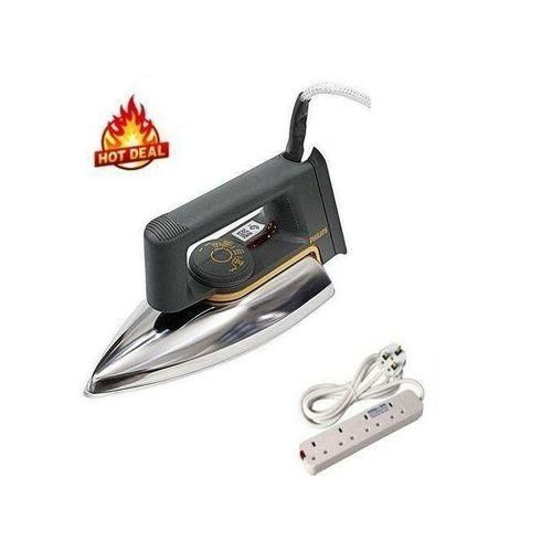 Dry Iron Box Non-Stick Sole Plate Efficient Iron Box Plus Free Extension Cable