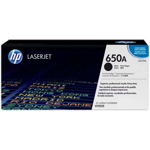650A Black LaserJet Toner Cartridge (CE270A)