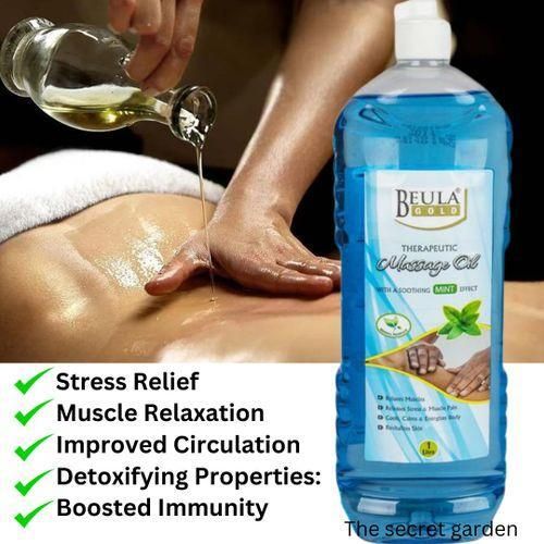 Beula Massage & Aromatherapy Oil With Peppermint Essential Oil -1L