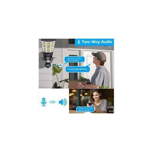 Solar Light 6MP triple 3 Lens Solar Powered Wireless Surveil PTZ Camera V380 Pro Outdoor CCTV Security Solar Street Light Camera