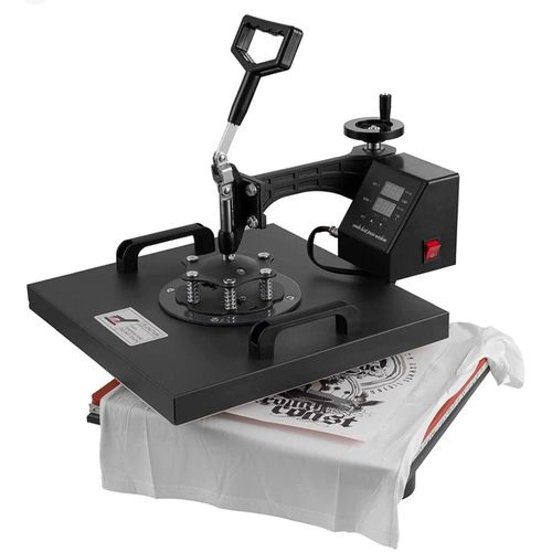 8 in 1 Heat Press Machine 360° Rotation Swing Away Sublimation Machine 12x15