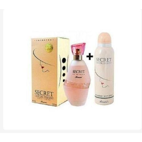 Secret Perfume 75ml + Deo Spray 200ml