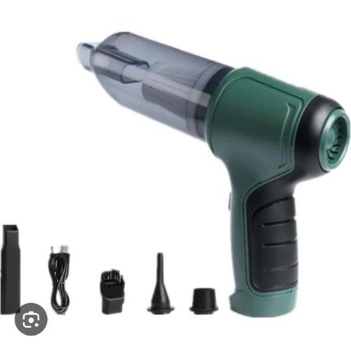 A 3-in-1 Cordless Handheld Vacuum Cleaner Air Blower - Rechargeable Portable Mini Vacuum with 4 Attachment Nozzles for Car Home Office