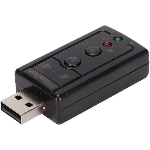 Sound Card USB20 Virtual 71 Channel Stereo 35mm Headphone Audio Adapter