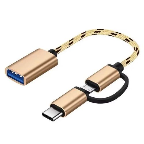 OTG USB Adapter Cable Type C And Micro USB For Android Phones Tablets And U Disk File Transfer