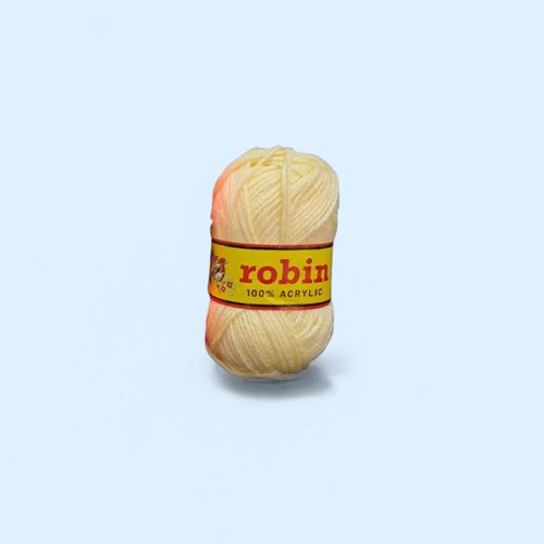 Cream Robin Chunky 4 Ply Yarn 5PCS 100g per ball 100% Acrylic